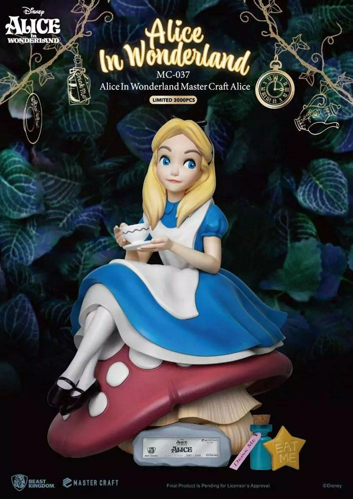 BEAST KINGDOM Alice Au Pays Des Merveilles Statuette Master Craft Alice Special Edition 36 Cm