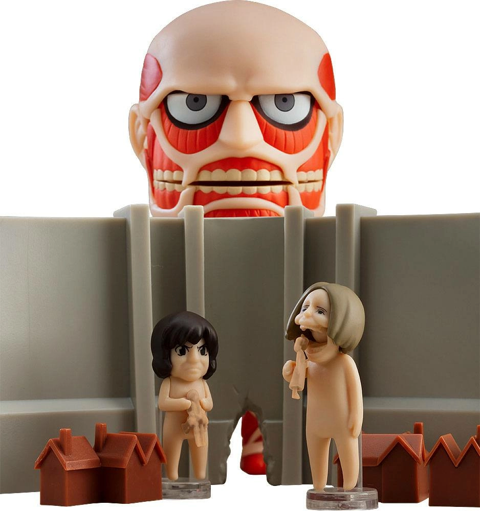 GOOD SMILE COMPANY Attack On Titan Figurine Nendoroid Colossal Titan Renewal Set 10 Cm