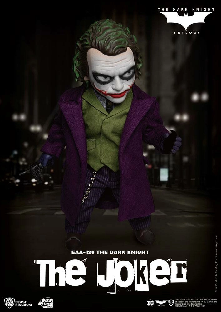 BEAST KINGDOM Batman The Dark Knight Figurine Egg Attack Action The Joker 17 Cm