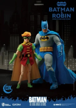BEAST KINGDOM Batman The Dark Knight Returns Figurines Dynamic Action Heroes 1/9 Batman & Robin 16 - 21 Cm