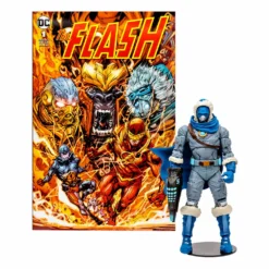 Dc Direct Figurine Et Comic Book Page Punchers Captain Cold (the Flash Comic) 18 Cm