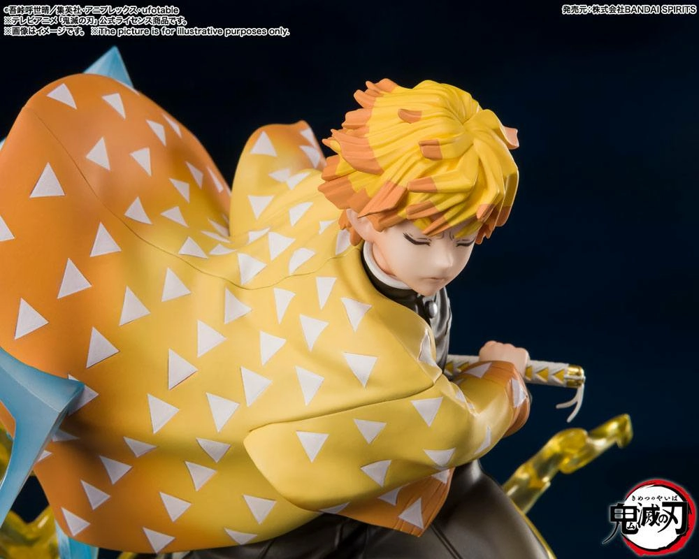 Demon Slayer Statuette PVC FiguartsZERO Zenitsu Agatsuma Thunderclap And Flash 15 Cm - Image 2