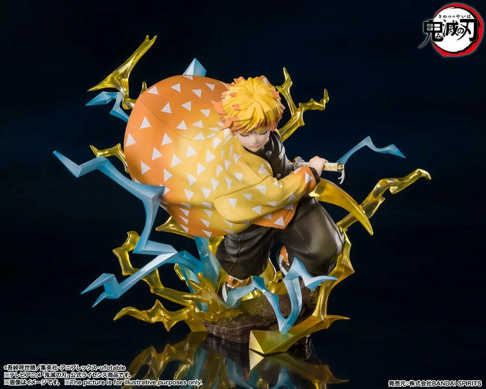 Demon Slayer Statuette PVC FiguartsZERO Zenitsu Agatsuma Thunderclap And Flash 15 Cm - Image 6
