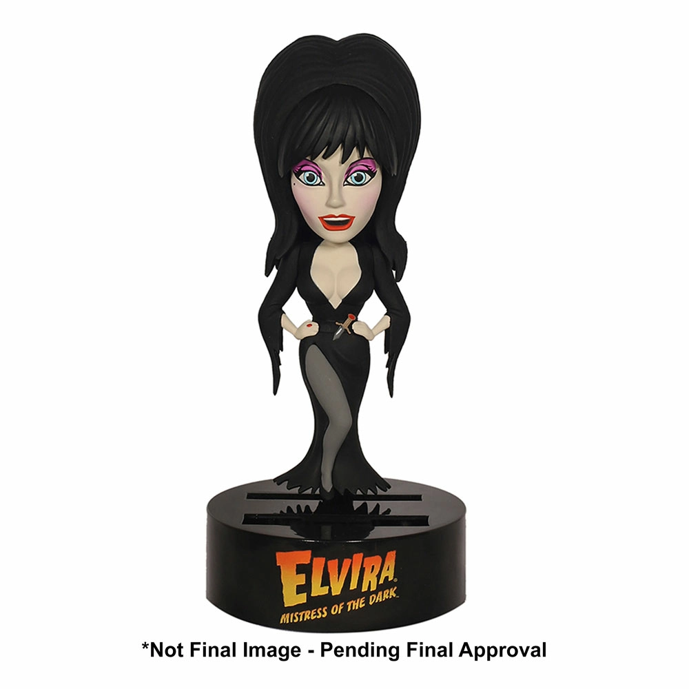 NECA Elvira, Mistress Of The Dark Body Knocker Bobble Figure Elvira 16 Cm
