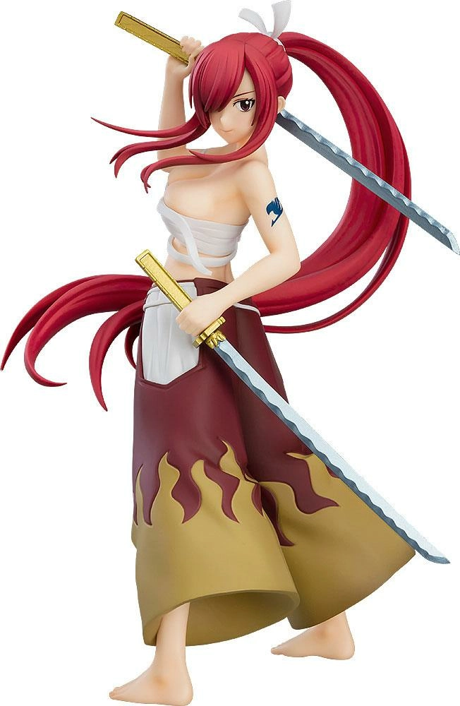 GOOD SMILE COMPANY Fairy Tail Final Season Statuette Pvc Pop Up Parade Erza Scarlet: Demon Blade Benizakura Ver. 17 Cm