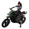 Square Enix Final Fantasy Vii Remake Play Arts Kai Figurine Et Véhicule Jessie & Bike