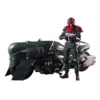 Square Enix Final Fantasy Vii Remake Play Arts Kai Figurine Et Véhicule Shinra Elite Security Officer & Bike