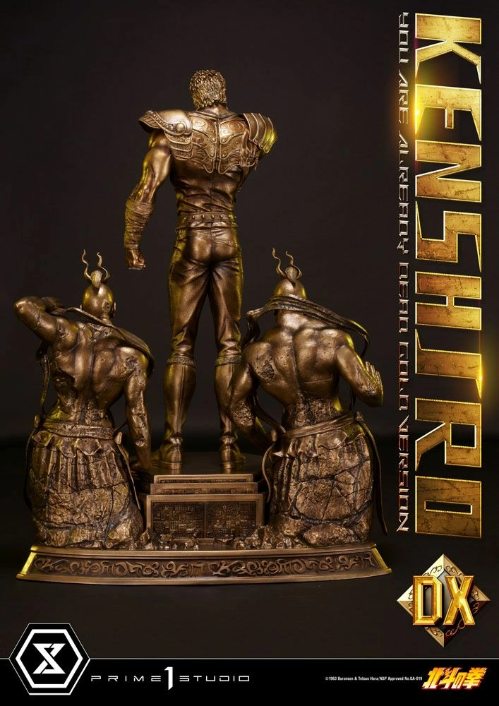 Fist Of The North Star Statuette 1/4 Kenshiro You Are Already Dead Deluxe Gold Version 71 Cm - Image 4