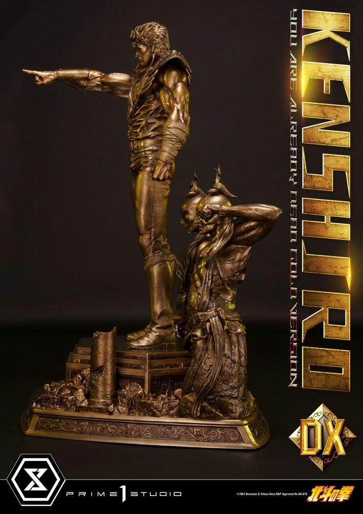 Fist Of The North Star Statuette 1/4 Kenshiro You Are Already Dead Deluxe Gold Version 71 Cm - Image 5