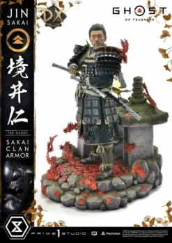 Ghost Of Tsushima Statuette 1/4 Sakai Clan Armor Deluxe Bonus Version 60 Cm