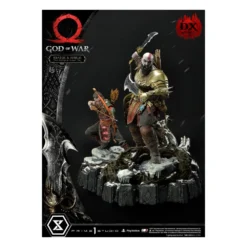 God Of War Premium Masterline Series Statuette Kratos And Atreus In The Valkyrie (deluxe) 72 Cm