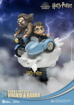 BEAST KINGDOM Harry Potter Diorama Pvc D-stage Hagrid & Harry New Version 15 Cm