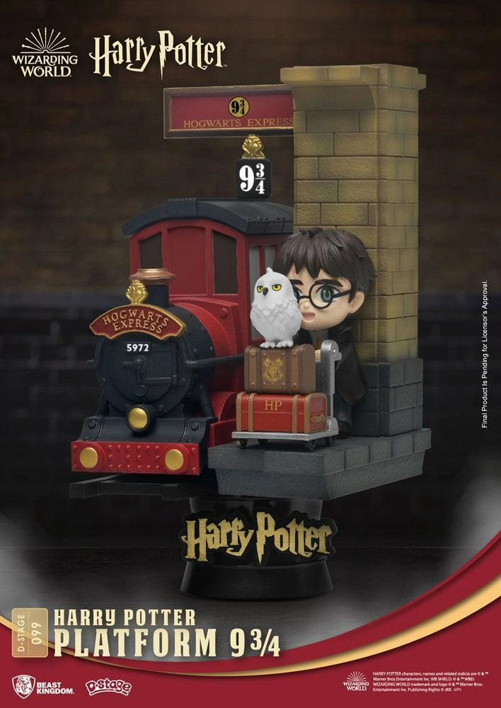 BEAST KINGDOM Harry Potter Diorama Pvc D-stage Platform 9 3/4 Standard Version 15 Cm