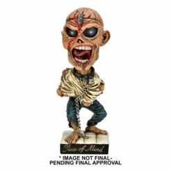 NECA Iron Maiden Head Knocker Piece Of Mind Eddie 20 Cm