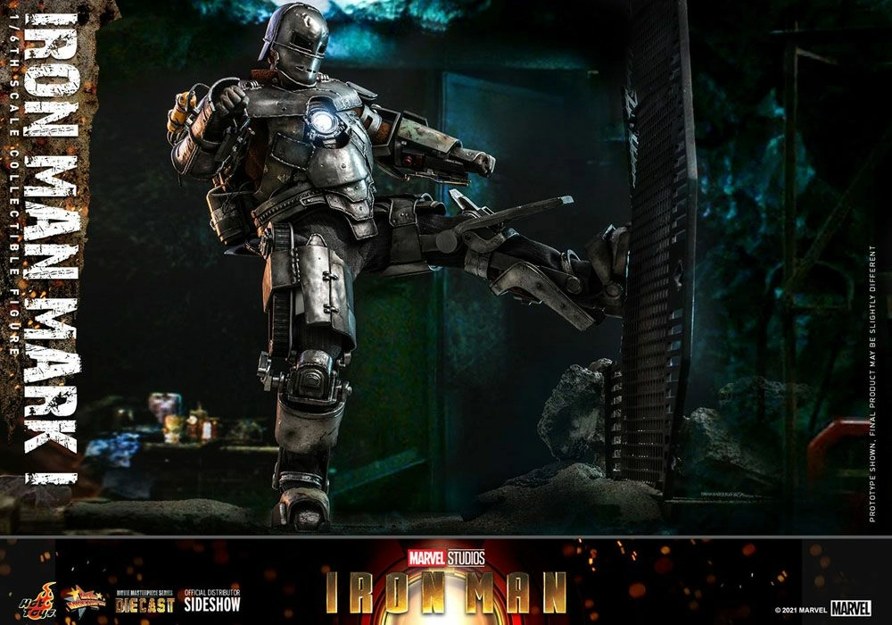 Hot Toys Iron Man Figurine Movie Masterpiece 1/6 Iron Man Mark I 30 Cm - Image 2