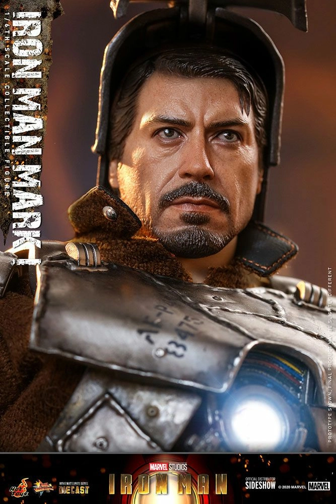 Hot Toys Iron Man Figurine Movie Masterpiece 1/6 Iron Man Mark I 30 Cm - Image 4
