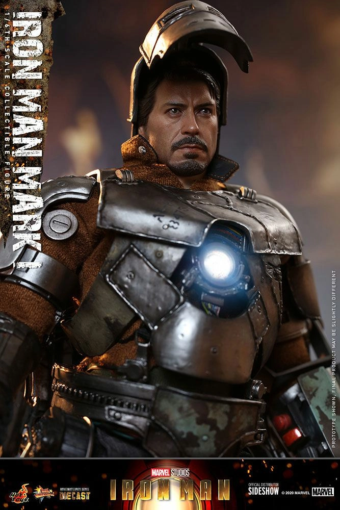 Hot Toys Iron Man Figurine Movie Masterpiece 1/6 Iron Man Mark I 30 Cm - Image 5