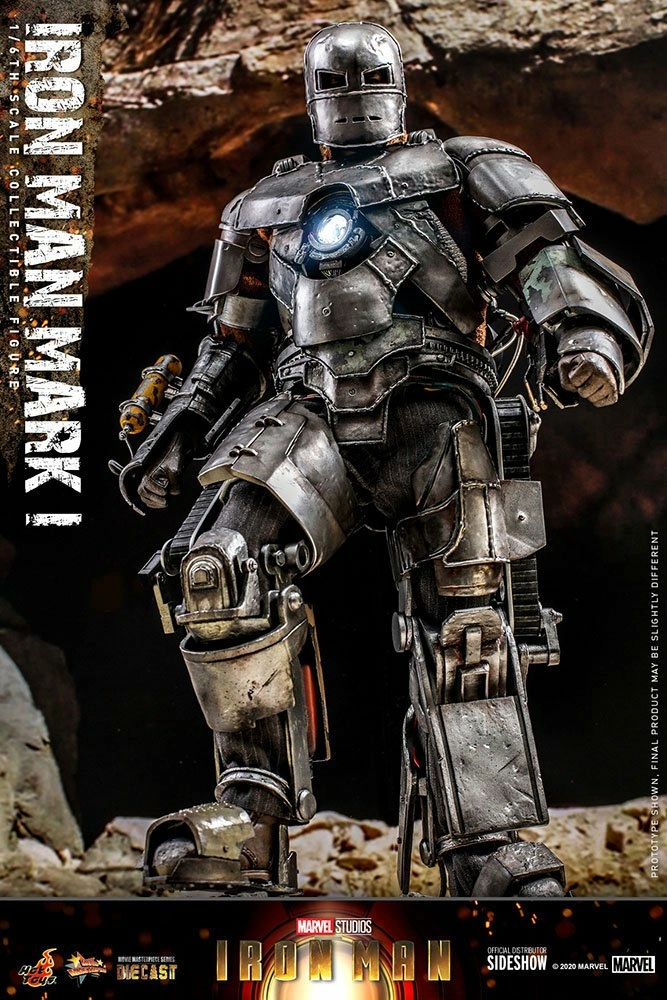 Hot Toys Iron Man Figurine Movie Masterpiece 1/6 Iron Man Mark I 30 Cm - Image 8