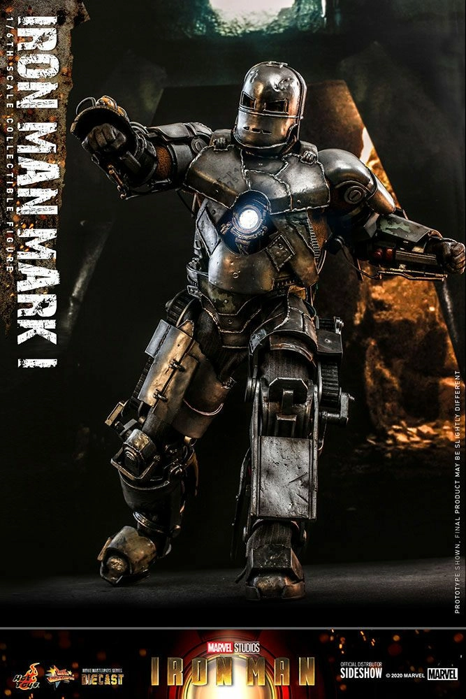 Hot Toys Iron Man Figurine Movie Masterpiece 1/6 Iron Man Mark I 30 Cm - Image 9