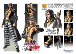 Jojo's Bizarre Adventure Part5 Figurine Super Action Chozokado (risotto Nero) 16 Cm