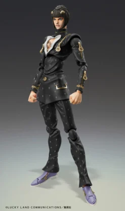 Jojo's Bizarre Adventure Part6 Stone Ocean Figurine Chozokado (bruno Bucciarati Ver. Black) 15 Cm