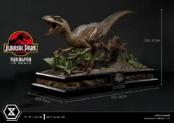 Jurassic Park Statuette Legacy Museum Collection 1/6 Velociraptor Attack 38 Cm