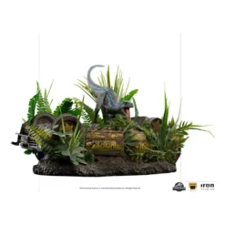 Jurassic World Fallen Kingdom Statuette 1/10 Deluxe Art Scale Blue 24 Cm