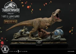 Jurassic World: Fallen Kingdom Statuette 1/15 T-rex & Carnotaurus Deluxe Version 90 Cm