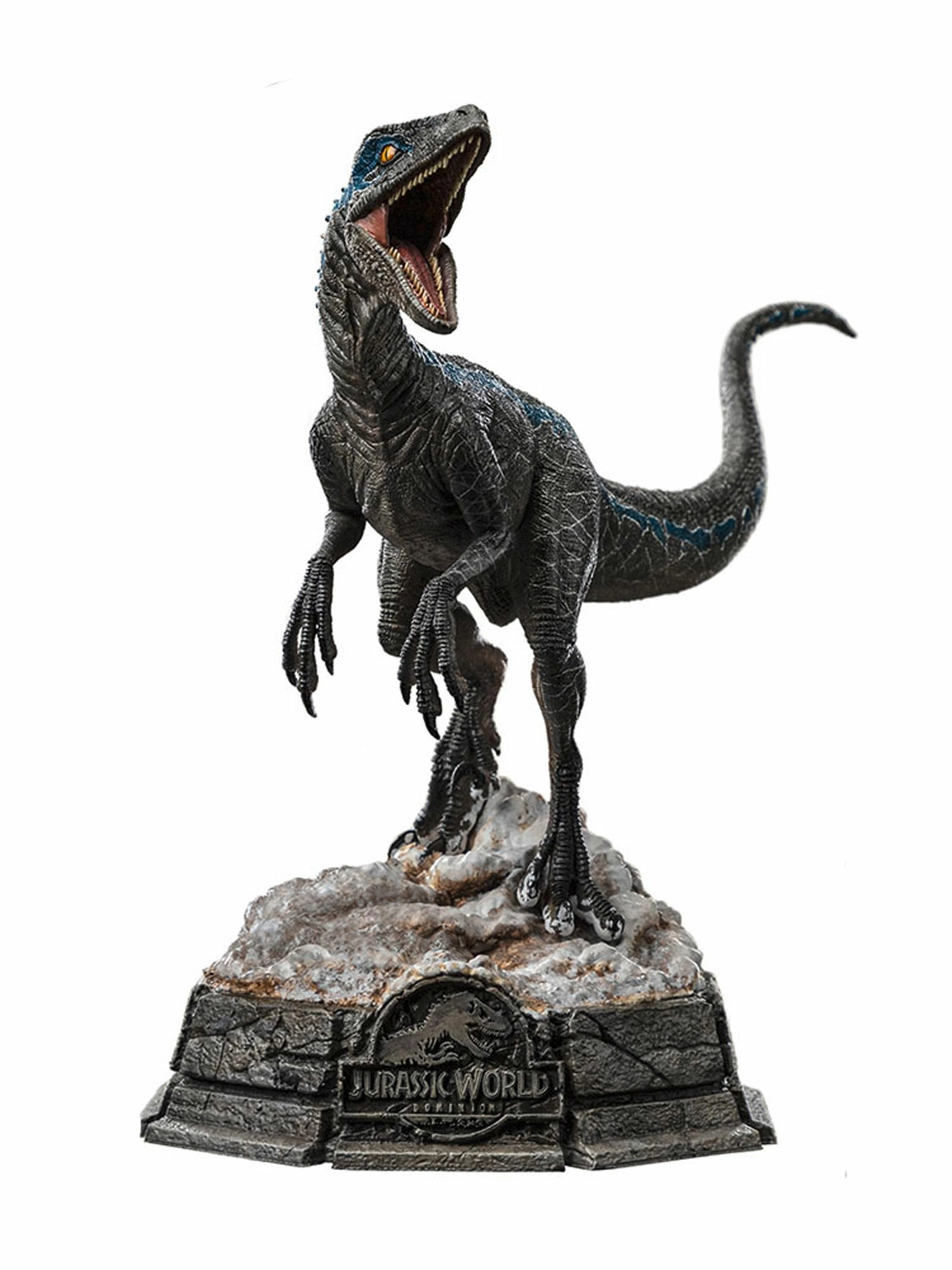 Jurassic World Le Monde D'après Statuette 1/10 Art Scale Blue 19 Cm