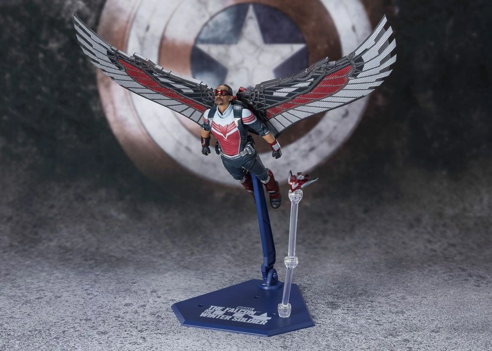 Le Falcon Et Le Soldat De L'hiver Figurine S.h. Figuarts Falcon 15 Cm - Image 2