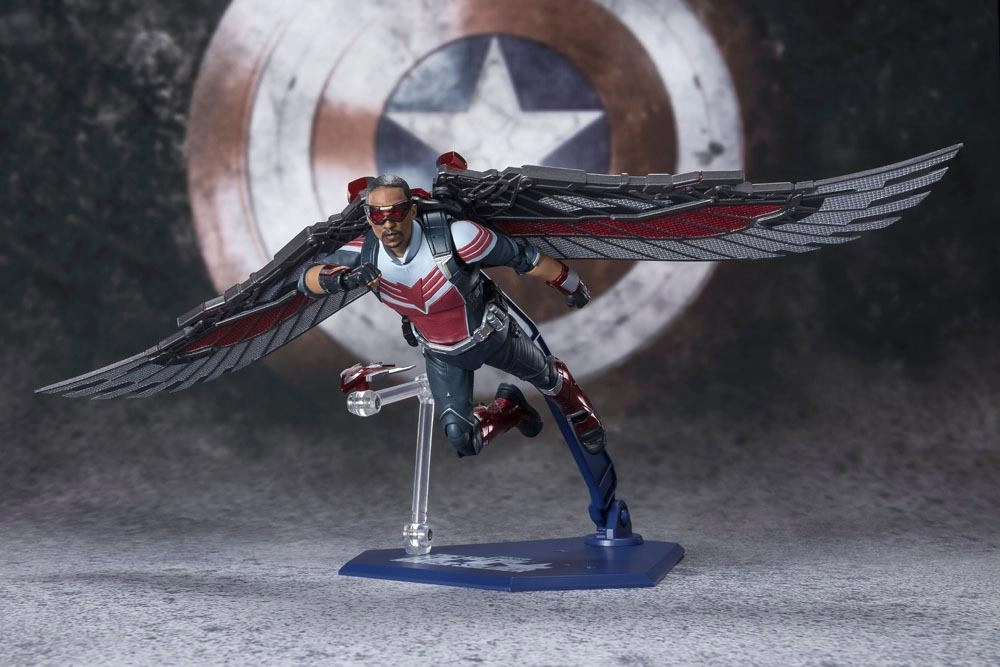 Le Falcon Et Le Soldat De L'hiver Figurine S.h. Figuarts Falcon 15 Cm - Image 3