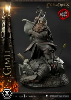 Le Seigneur Des Anneaux : Les Deux Tours Statuette 1/4 Gimli Bonus Version 56 Cm