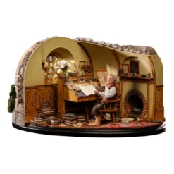 Weta Workshop Le Seigneur Des Anneaux Statuette 1/6 Bilbo Baggins In Bag End 29 Cm
