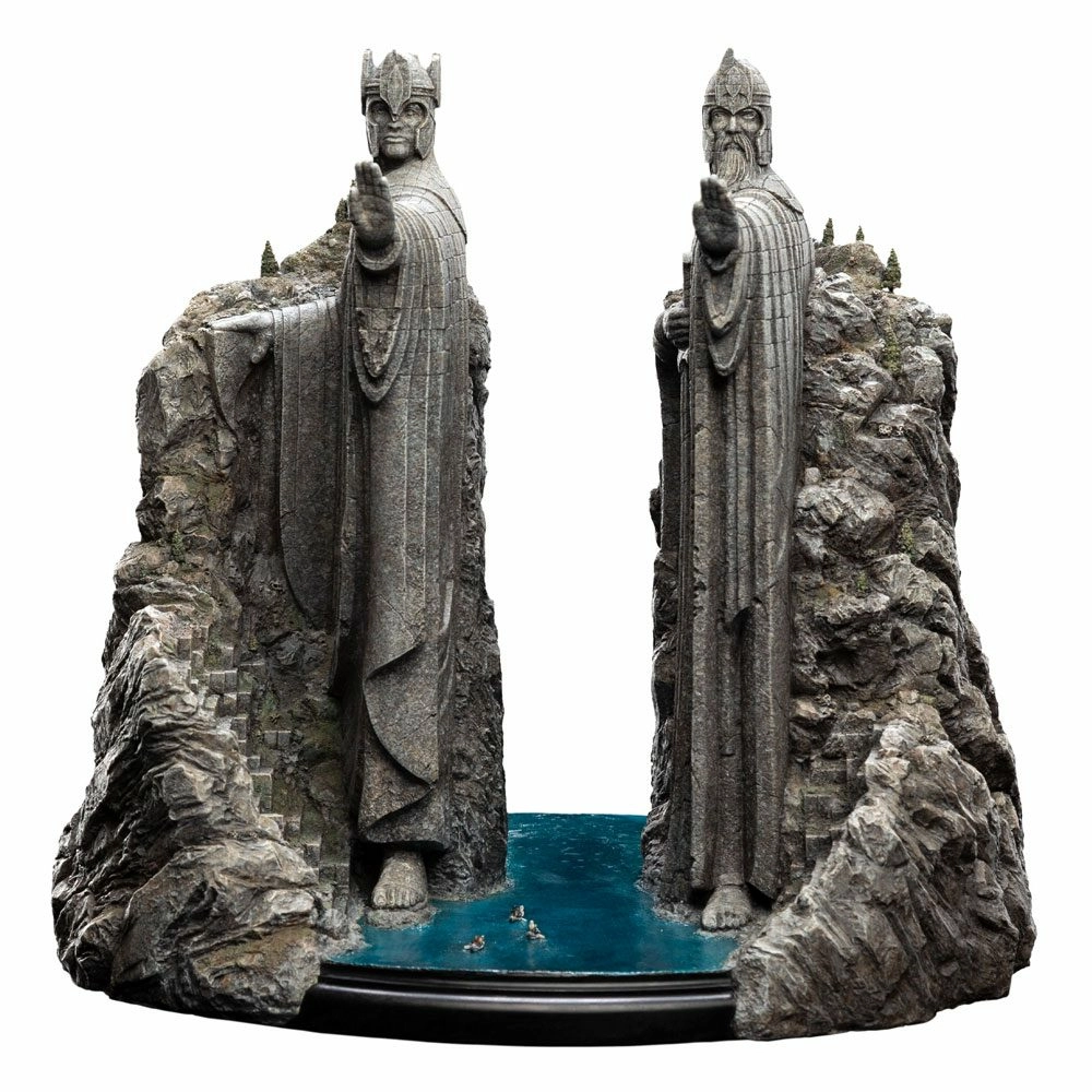 Weta Workshop Le Seigneur Des Anneaux Statuette The Argonath Environment 34 Cm