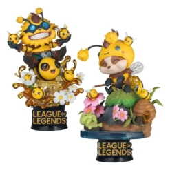 BEAST KINGDOM League Of Legends Diorama Pvc D-stage Beemo & Bzzziggs 15 Cm