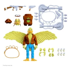 SUPER7 Les Tortues Ninja Figurine Ultimates Ace Duck 18 Cm