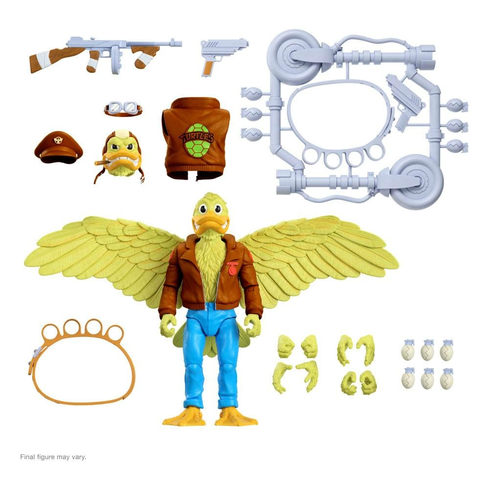 SUPER7 Les Tortues Ninja Figurine Ultimates Ace Duck 18 Cm