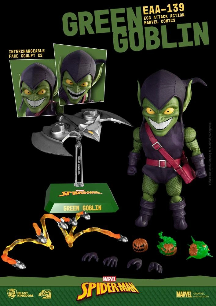 BEAST KINGDOM Marvel Comics Figurine Egg Attack Action Green Goblin 17 Cm - Image 4