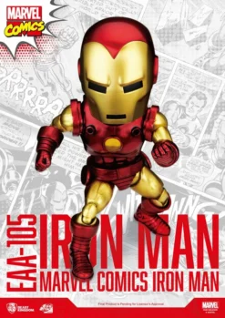 BEAST KINGDOM Marvel Egg Attack Figurine Iron Man Classic Version 16 Cm