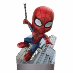The Loyal Subjects Marvel Mini-diorama Superama Spider-man Metallic Sdcc Exclusive 10 Cm