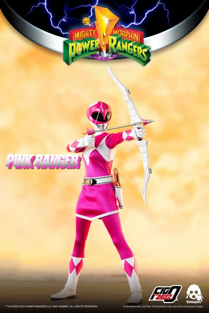 ThreeZero Mighty Morphin Power Rangers Figurine Figzero 1/6 Pink Ranger 30 Cm