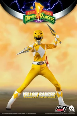 ThreeZero Mighty Morphin Power Rangers Figurine Figzero 1/6 Yellow Ranger 30 Cm