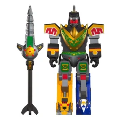 SUPER7 Mighty Morphin Power Rangers Reaction Figurine Wave 3 Dragonzord (battle Mode) 15 Cm