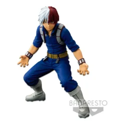 BANPRESTO My Hero Academia Statuette Colosseum Modeling Academy Super Master Stars Piece Shoto Todoroki 21 Cm - Statuettes