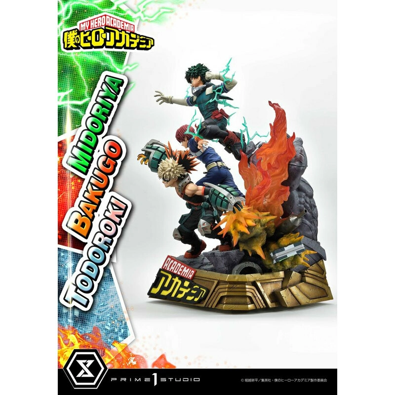 My Hero Academia Statuette Midoriya, Bakugo & Todoroki 69 Cm - Image 3