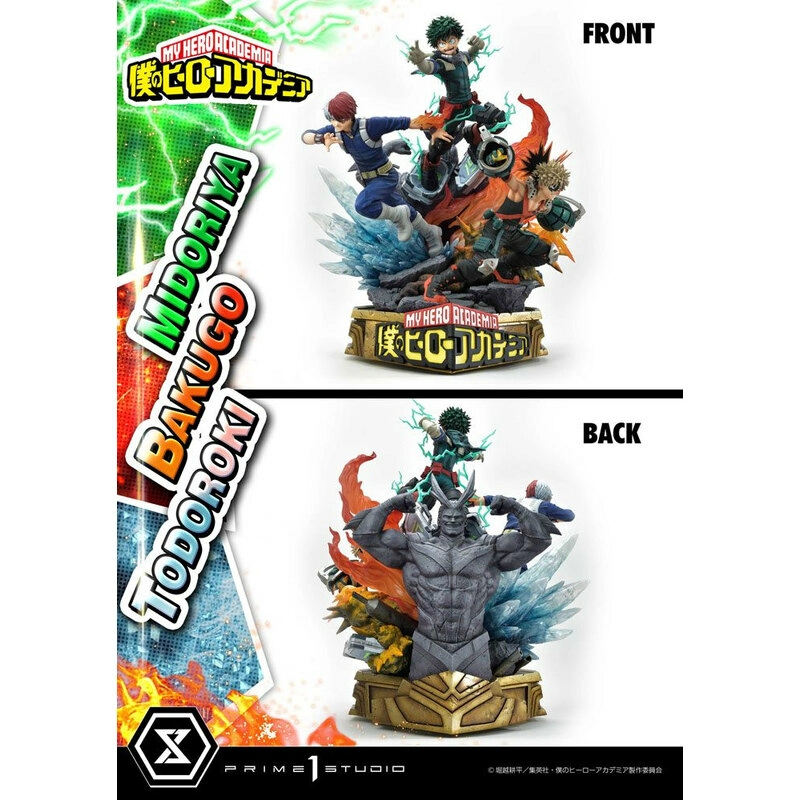 My Hero Academia Statuette Midoriya, Bakugo & Todoroki 69 Cm - Image 4