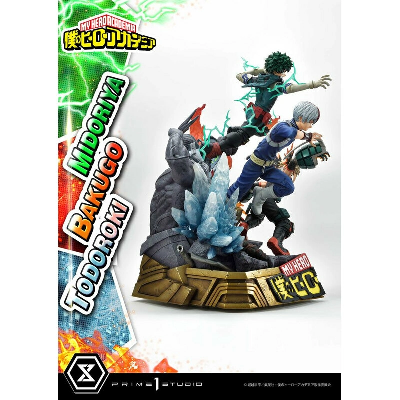 My Hero Academia Statuette Midoriya, Bakugo & Todoroki 69 Cm - Image 5