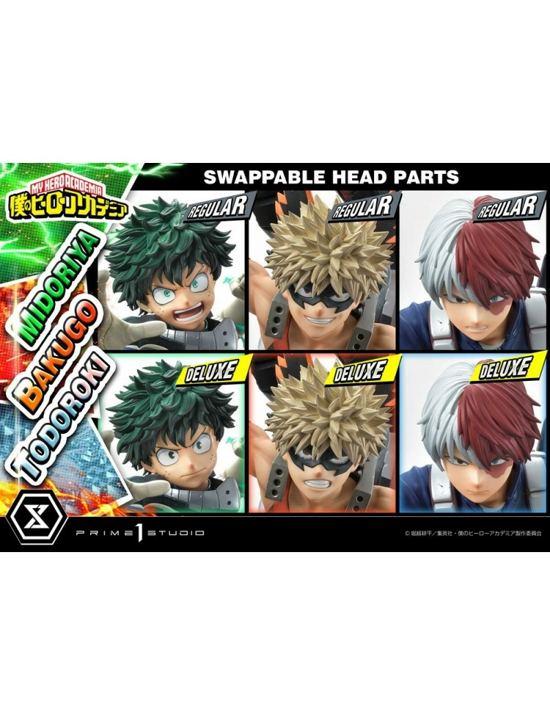 My Hero Academia Statuette Midoriya, Bakugo & Todoroki Deluxe Bonus Version 69 Cm - Image 2