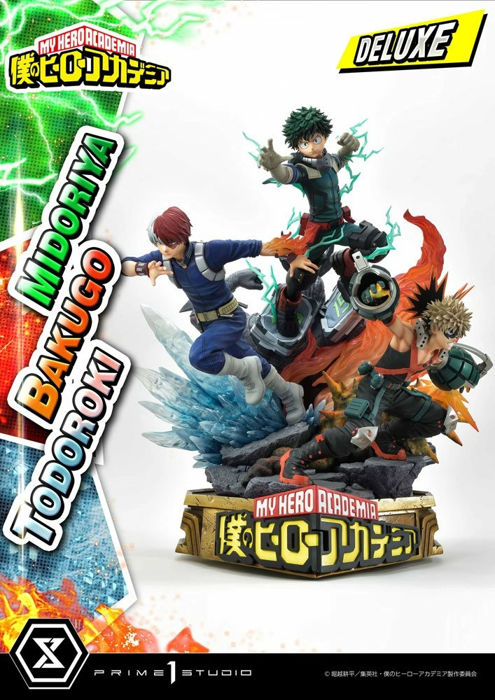 My Hero Academia Statuette Midoriya, Bakugo & Todoroki Deluxe Bonus Version 69 Cm - Image 6