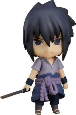 GOOD SMILE COMPANY Naruto Shippuden Nendoroid Figurine Pvc Sasuke Uchiha 10 Cm - Figurines Articulées